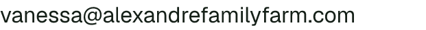 Email address for Alexandre Family Farm / Alexandre EcoDairy