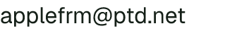 Email address for Apple Ridge Farm