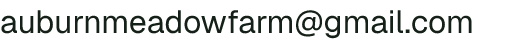 Email address for Auburn Meadow Farm