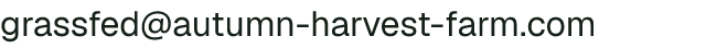 Email address for Autumn Harvest Farm