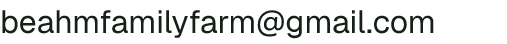 Email address for Beahm Family Farm