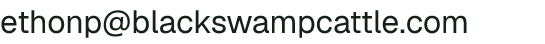 Email address for Black Swamp Cattle Company