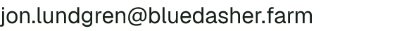 Email address for Blue Dasher Farm