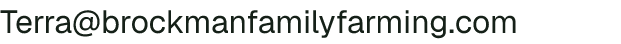 Email address for Brockman Family Farms