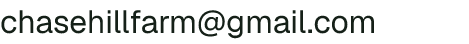 Email address for Chase Hill Farm