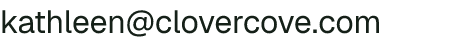 Email address for Clover Cove Ranch