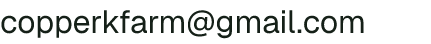 Email address for Copper Kettle Farm Gourmet Garlic