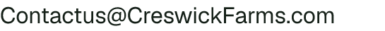 Email address for Creswick Farms