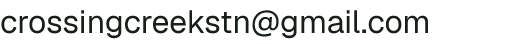 Email address for Crossing Creeks Farm