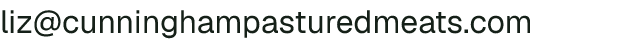 Email address for Cunningham Pastured Meats