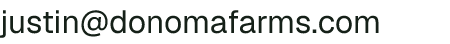Email address for Donoma Farms