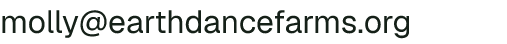 Email address for EarthDance