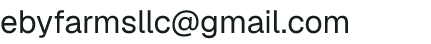 Email address for Eby Farms