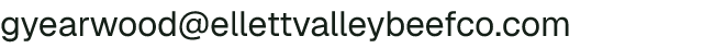 Email address for Ellett Valley Beef Co.