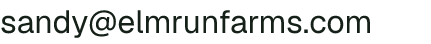 Email address for Elm Run Farms
