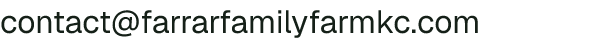 Email address for Farrar Family Farm