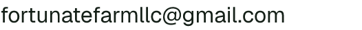 Email address for Fortunate Farm