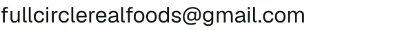Email address for Full Circle Farm
