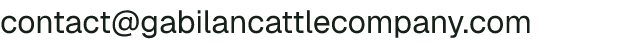 Email address for Gabilan Cattle Company