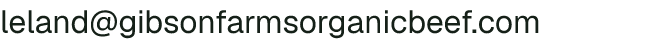 Email address for Gibson Farms