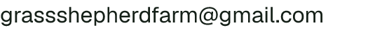 Email address for Grass Shepherd Farm