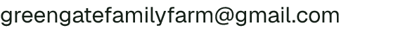Email address for Green Gate Family Farm