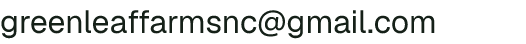 Email address for Green Leaf Farms