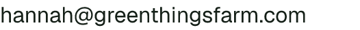 Email address for Green Things Farm Collective
