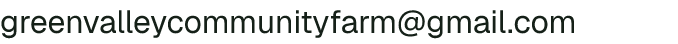 Email address for Green Valley Community Farm