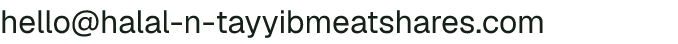 Email address for Halal-N-Tayyib Meat Shares
