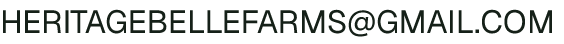 Email address for Heritage Belle Farms