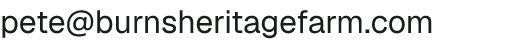 Email address for Heritage Farm
