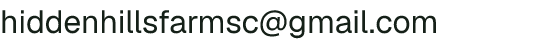 Email address for Hidden Hills Farm