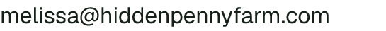 Email address for Hidden Penny Farm