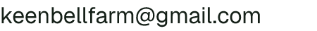 Email address for Keenbell Farm