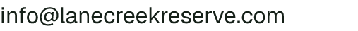 Email address for Lane Creek Reserve