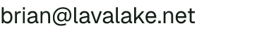 Email address for Lava Lake Lamb