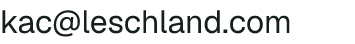 Email address for Leschland Farm