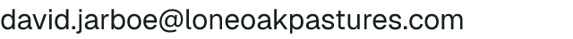 Email address for Lone Oak Pastures