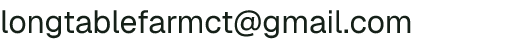 Email address for Long Table Farm