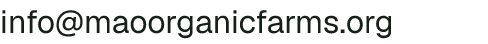 Email address for Ma'o Organic Farms