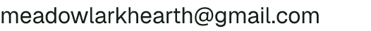 Email address for Meadowlark Hearth Organic Farm