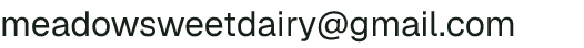 Email address for Meadowsweet Farm LLC