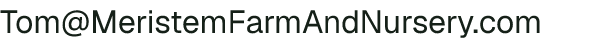 Email address for Meristem Farm & Nursery