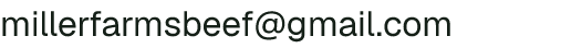 Email address for Miller Farms