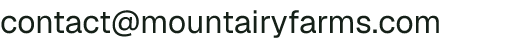 Email address for Mount Airy Farms