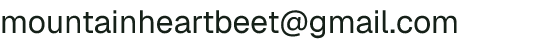 Email address for Mountain Heartbeet