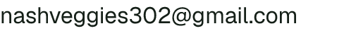 Email address for Nash Veggies