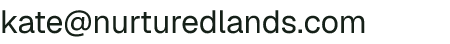 Email address for Nurtured Lands Farm