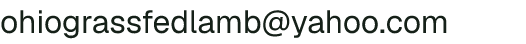 Email address for Ohio Grass-Fed Lamb